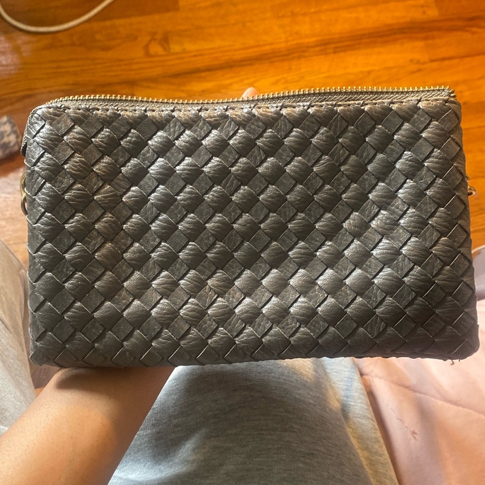 Grey Crossbody Bag